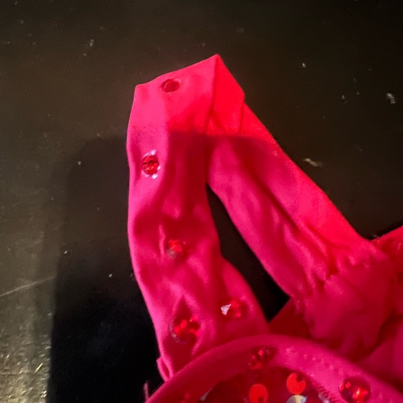 Weismann MC red sequin body suit dance costume. - Picture 4 of 6